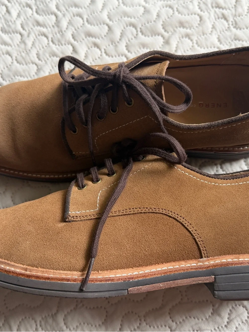 UGG Jovic Buck Men’s Chesnut Tan Suede With ENERG Comfort System Insole Size 10